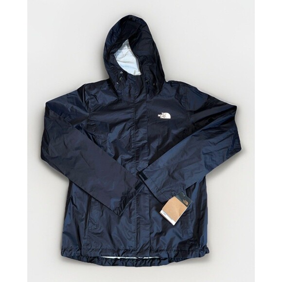 The North Face Venture 2 Waterproof Dryvent Hooded Rain Jacket Black Women’s M - Picture 1 of 8